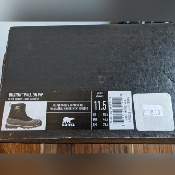 SOREL MEN'S BUXTON PULL ON BOOT Size 11.5 New in box - Picture 4 of 12